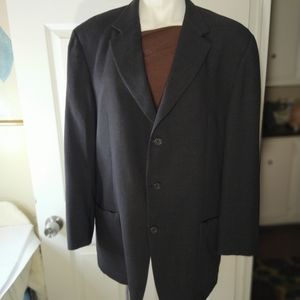 44R Burberry mens wool jacket blazer